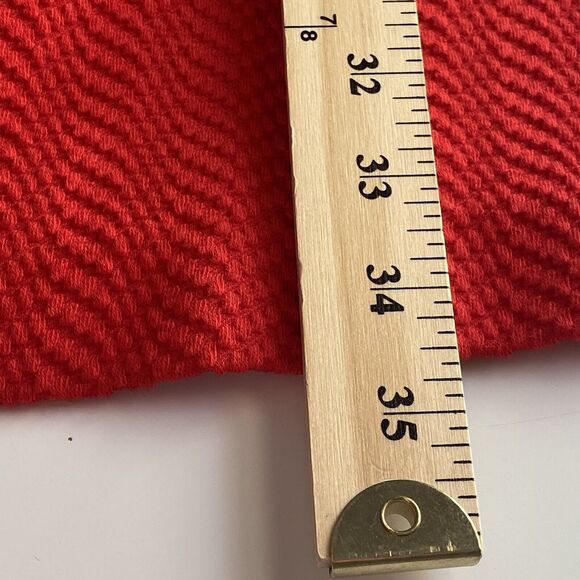 Anthropologie Tabitha Dress Size 2 Cherie Red Ruffle Cap Sleeve Pockets Preppy - Picture 5 of 7